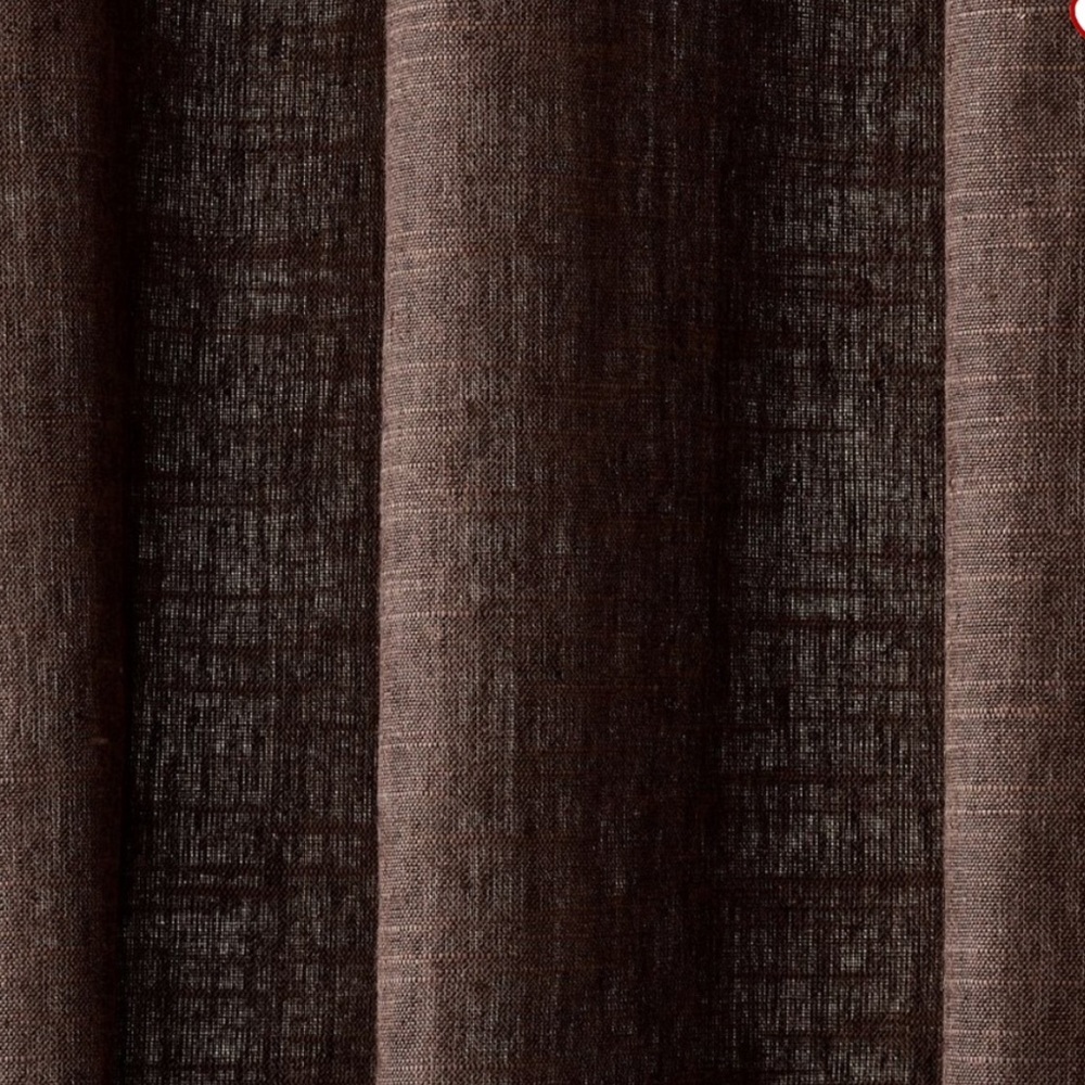 Pottery Barn Emery Linen Curtain in Expresso 100x84 - Picture 3 of 10